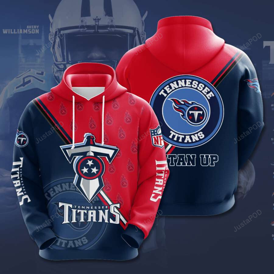 Tennessee Titans 3d All Over Print Hoodie Zip-up Hoodie-trungten-gv8kn