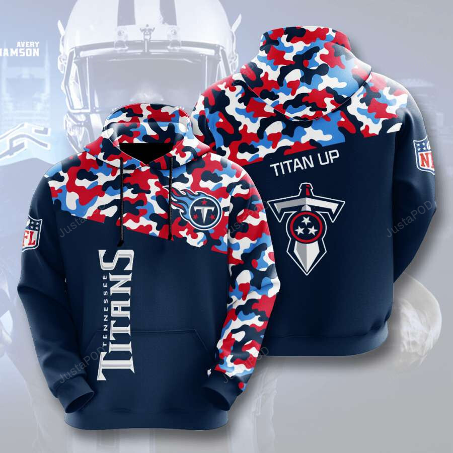 Tennessee Titans 3d All Over Print Hoodie Zip-up Hoodie-trungten-v7ulo