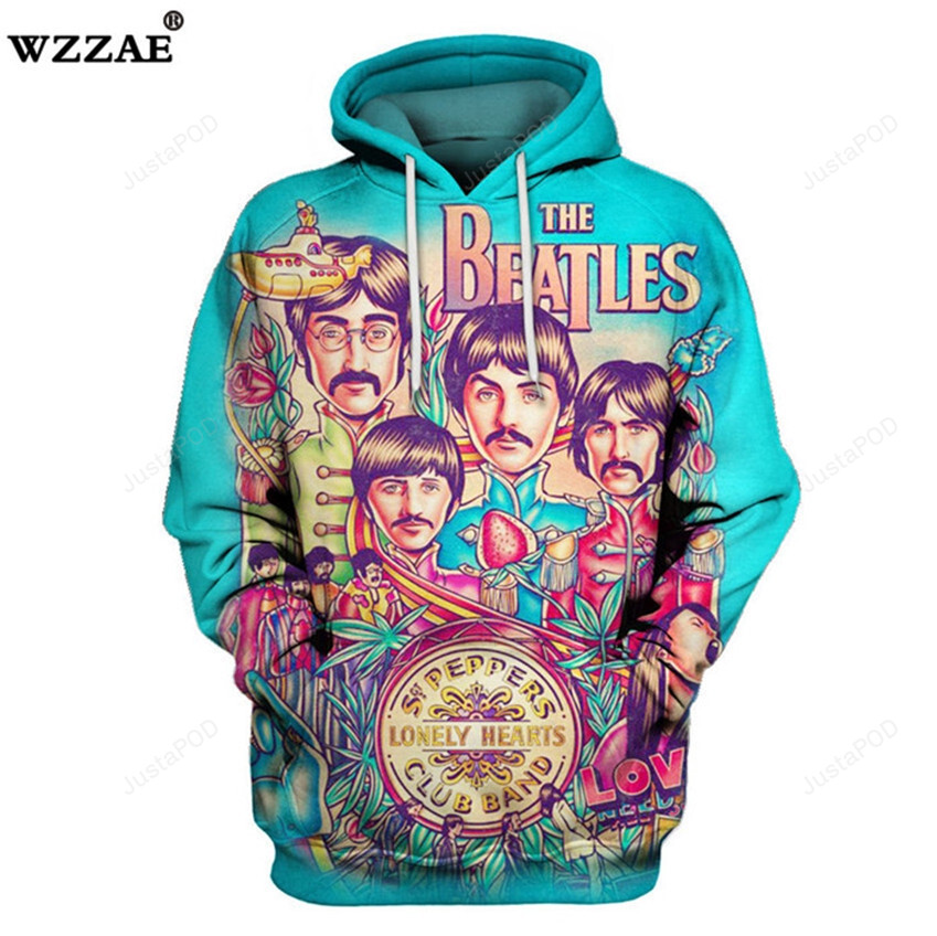 The Beatles 3d All Over Print Hoodie Zip-up Hoodie-trungten-vdpk1