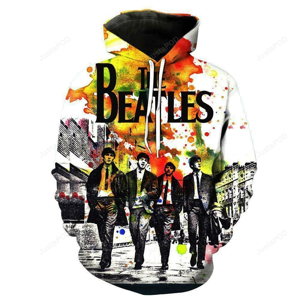 The Beatles 3d All Over Print Hoodie Zip-up Hoodie-trungten-ze4ug