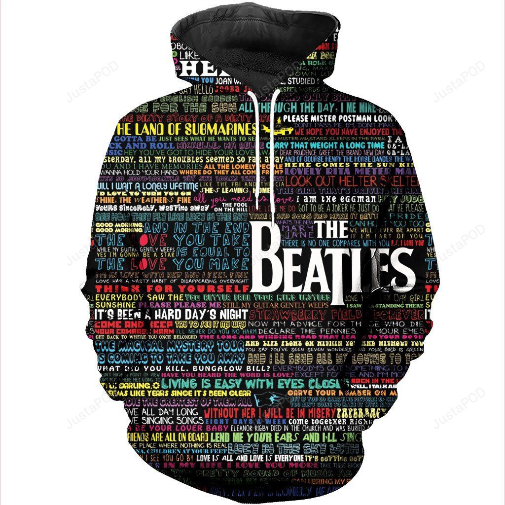 The Beatles Style 9 3d Hoodie