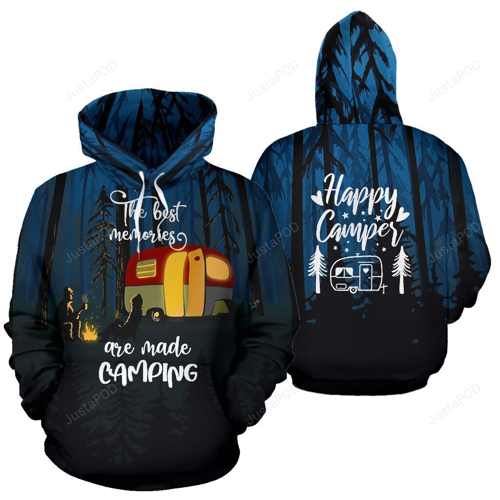 The Best Memories Is Made Camping 3d All Over Print Hoodie Zip-up Hoodie