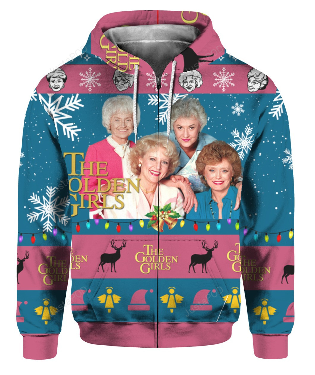 The Golden Girls 3d All Over Print Hoodie Zip-up Hoodie-trungten-1yen2