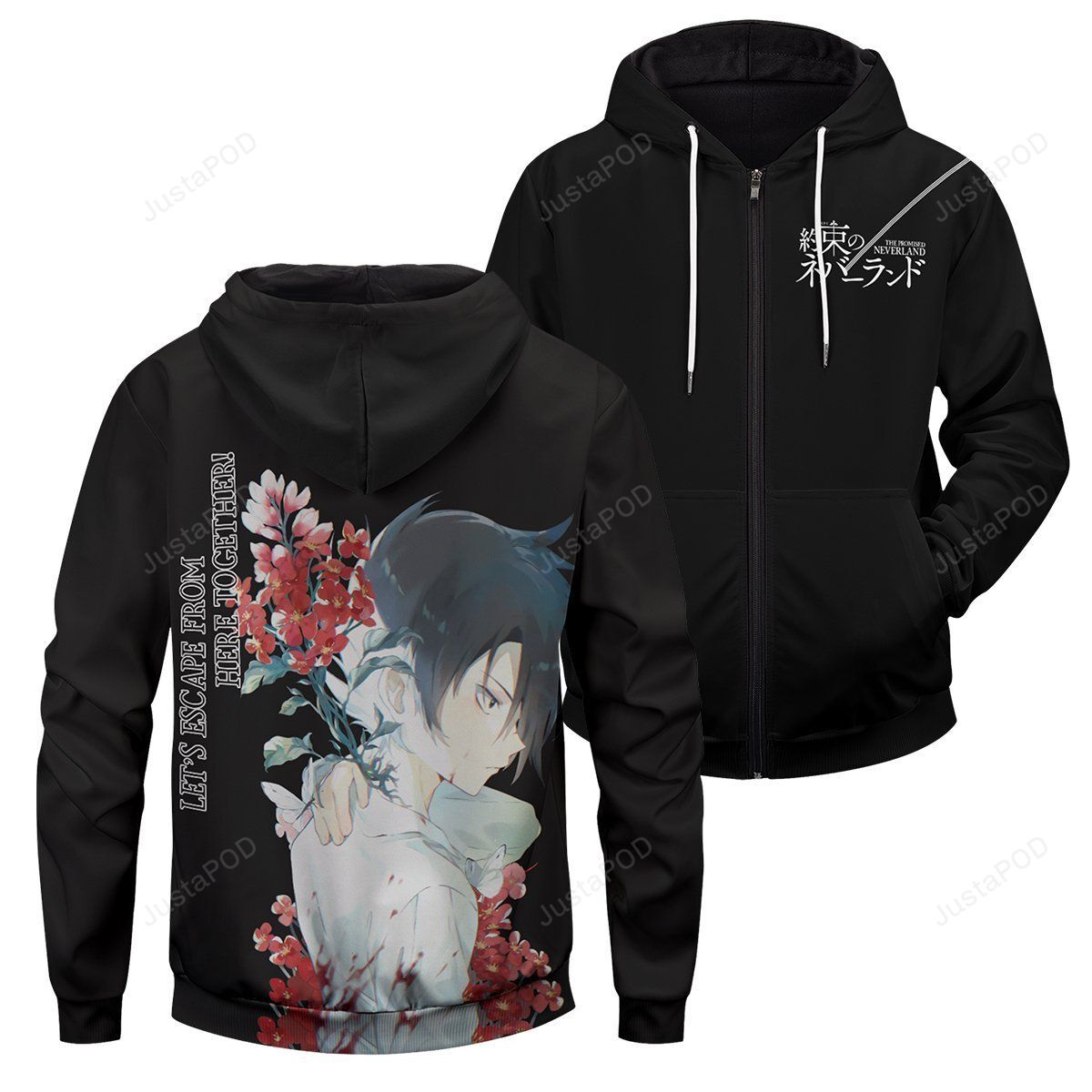 The Promised Neverland Ray Unisex 3d All Over Print Hoodie Zip-up Hoodie