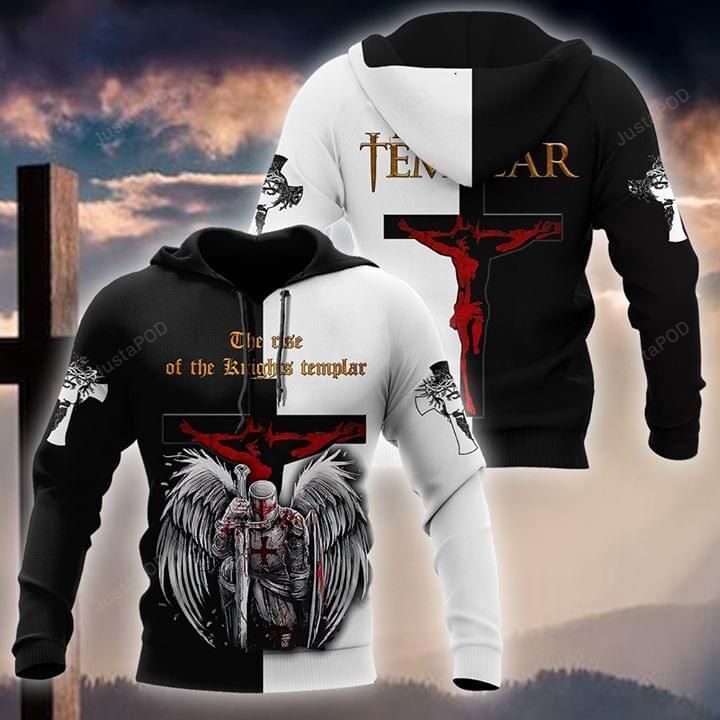 The Rise Of The Knight Templar 3d All Over Printed Hoodie Zip- Up Hoodie