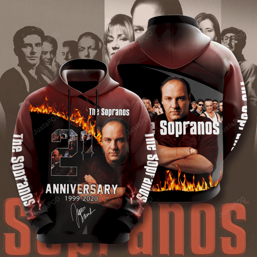 The Sopranos 3d All Over Printed Hoodie Zip- Up Hoodie