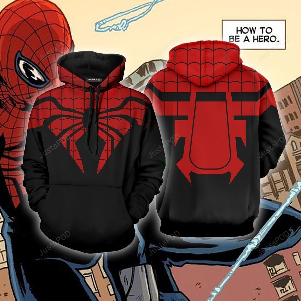 The Superior Spider-man 3d All Over Print Hoodie Zip-up Hoodie