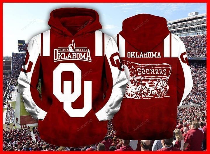 Theres Only One Oklahoma Sooners Ncaa 3d All Over Print Hoodie Zip-up Hoodie