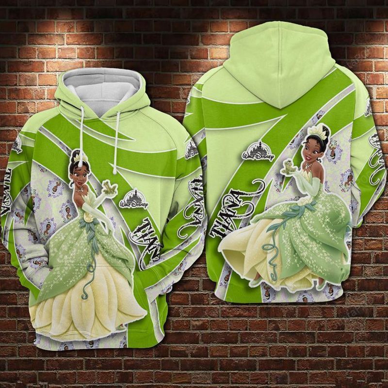 Tiana The Princess And The Frog 3d All Over Print Hoodie Zip-up Hoodie