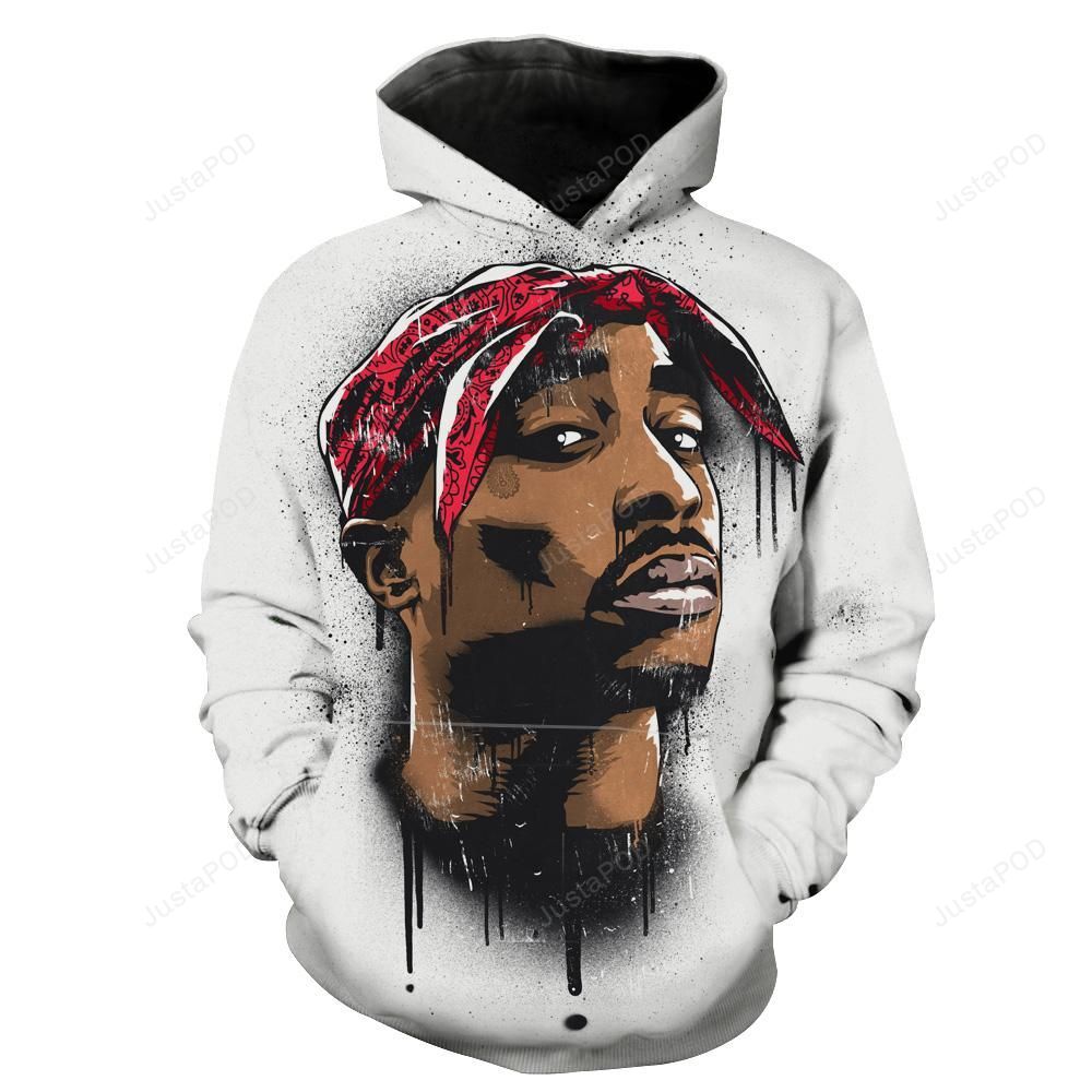 Tupac Shakur Face Tupac 3d Hoodie