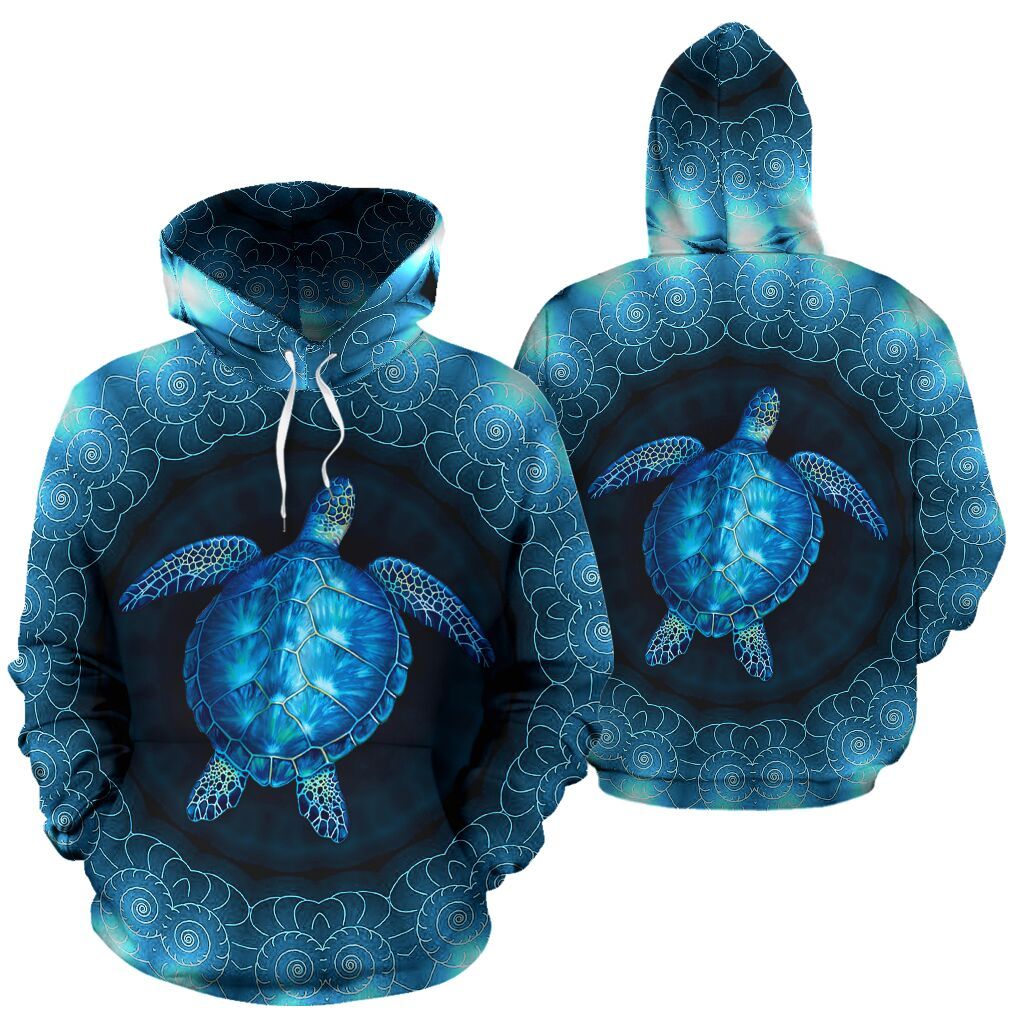 Turtle 3d All Over Print Hoodie Zip-up Hoodie-trungten-eulke