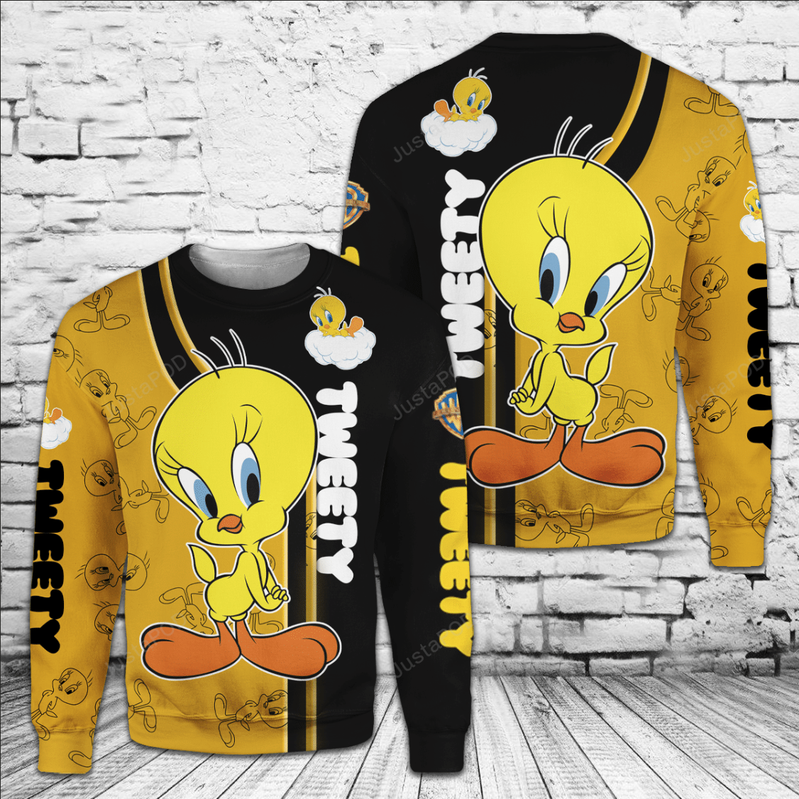 Tweety Bird 3d All Over Print Hoodie Zip-up Hoodie Sweatshirt