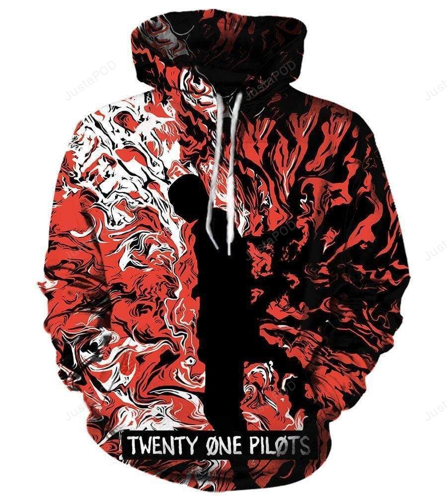 Twenty One Pilots Red 3d Hoodie