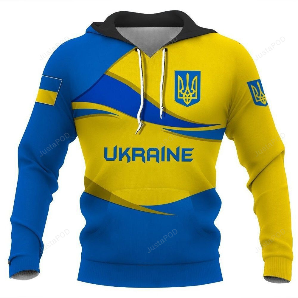 Ukraine 3d All Over Printed Hoodie Zip- Up Hoodie