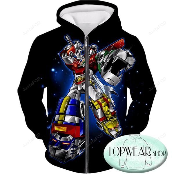 Ultimate Voltron Force Robot Voltron Legendary Defender 3d All Over Print Hoodie Zip-up Hoodie