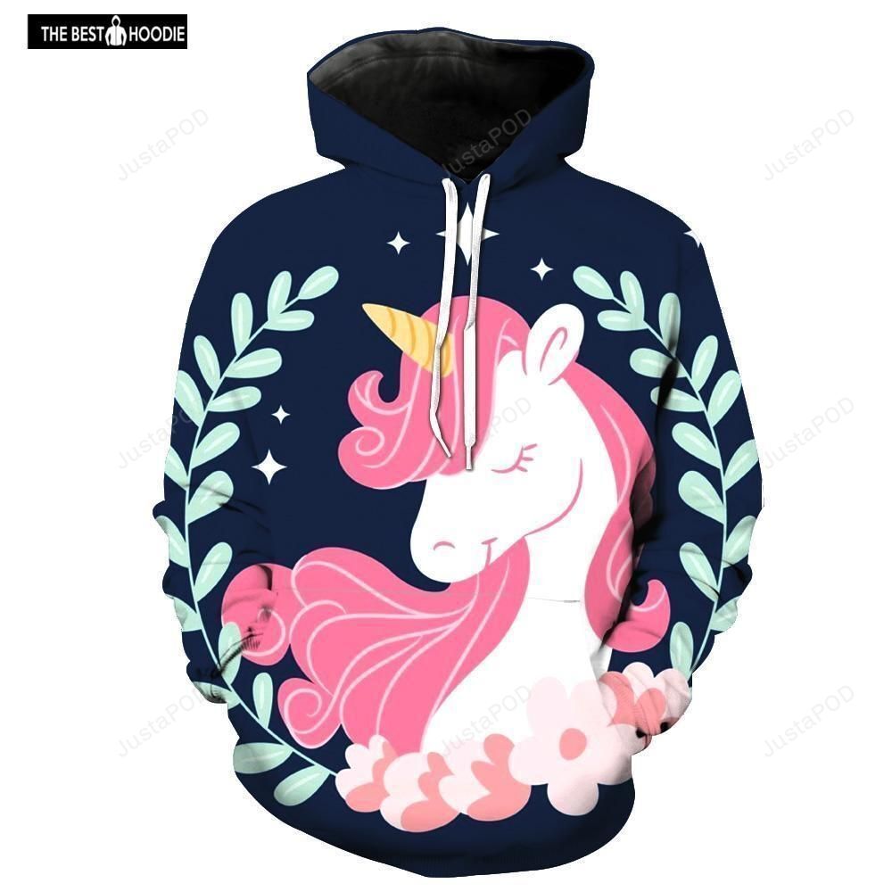 Unicorn 3d All Over Print Hoodie Zip-up Hoodie-trungten-e2eft