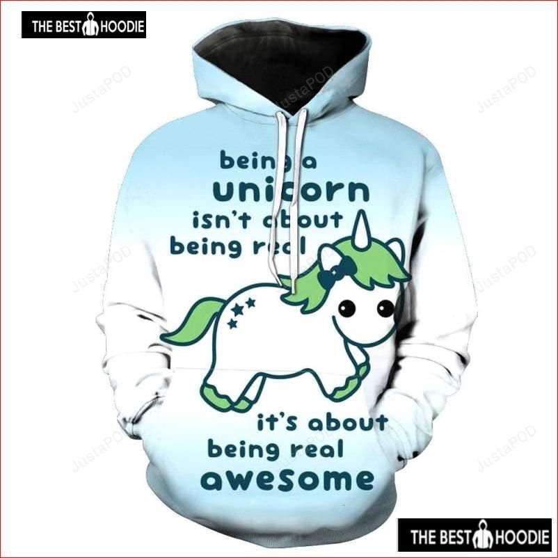 Unicorn 3d All Over Print Hoodie Zip-up Hoodie-trungten-nzd9p