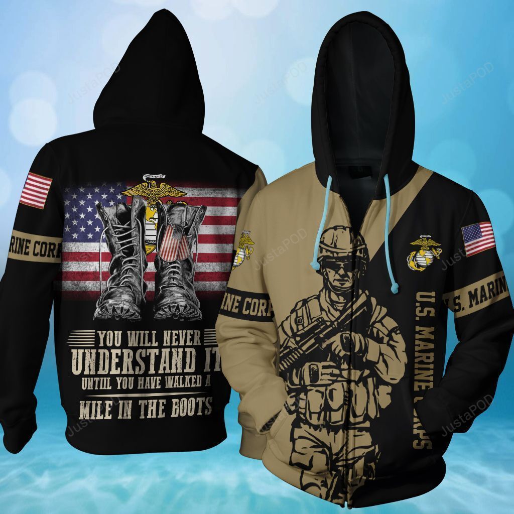 Us Marine Corps 3d All Over Print Hoodie-trungten-d5ptt