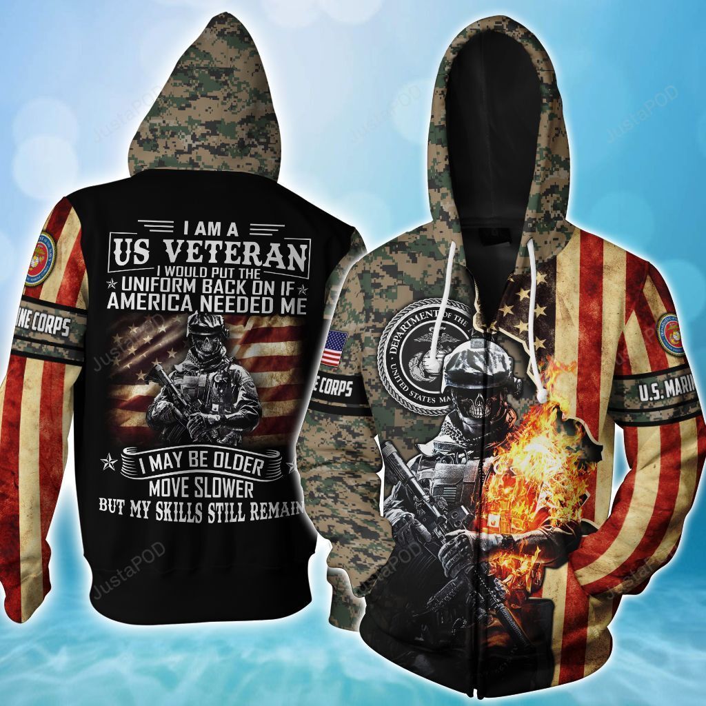 Us Marine Corps 3d All Over Printed Hoodie-trungten-ugvyl