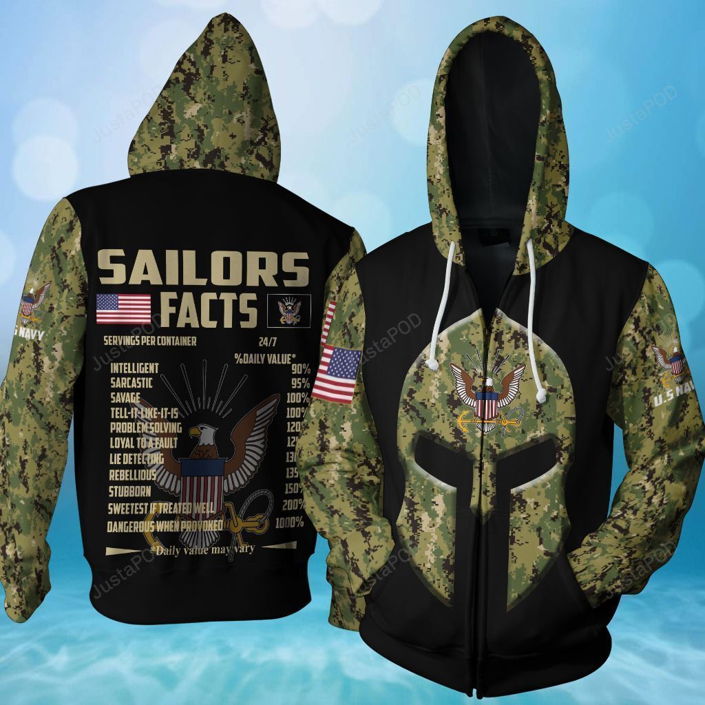 Us Navy 3d All Over Printed Hoodie-trungten-duitn