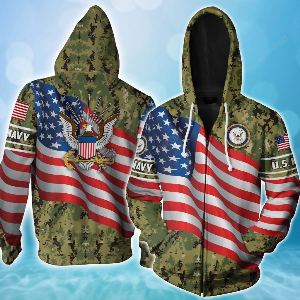 Us Navy 3d All Over Printed Hoodie-trungten-n5pzw