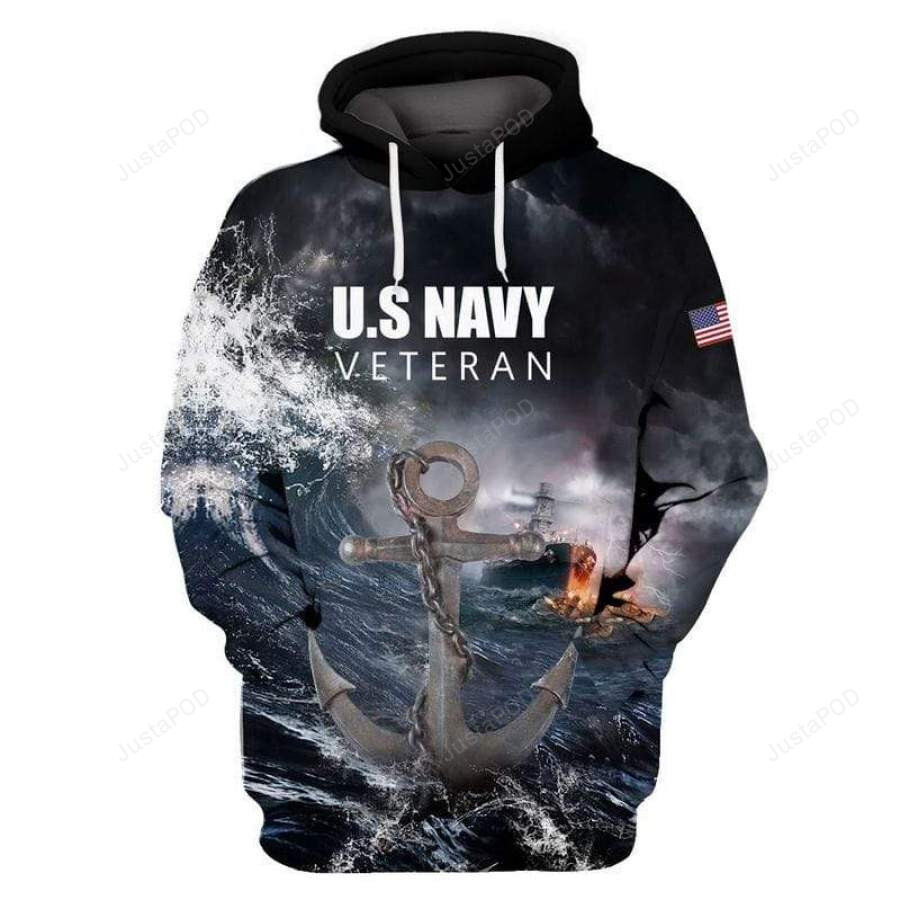 Us Navy Arrmy 3d All Print Hoodie Zip- Up Hoodie