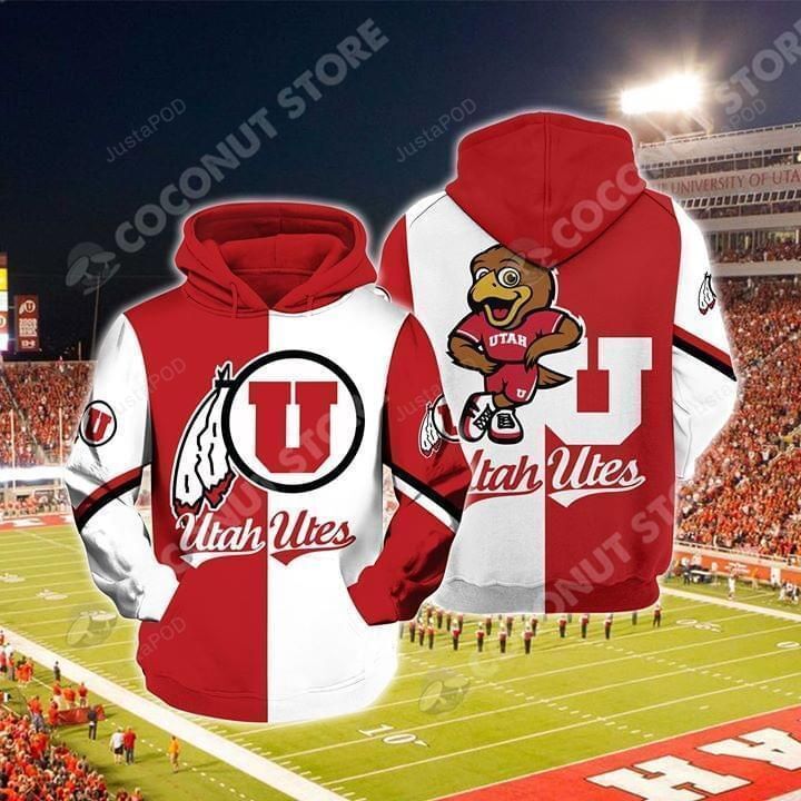 Utah Utes Mascot For Utes Fan 3d Hoodie