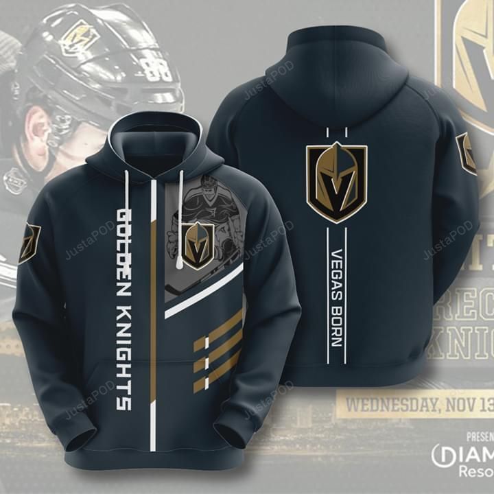 Vegas Golden Knights Nhl Vegas Golden Knights 3d All Over Print Hoodie Zip-up Hoodie