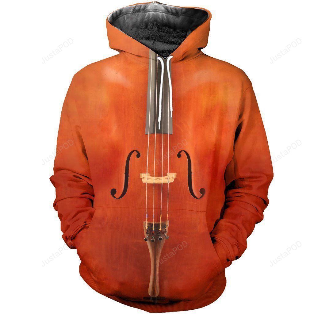 Violin Cello 3d All Over Print Hoodie Zip-up Hoodie