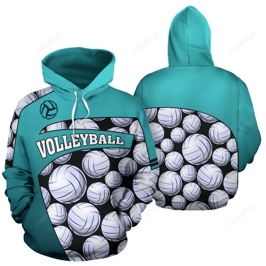 Volleyball 3d All Over Print Hoodie Zip-up Hoodie