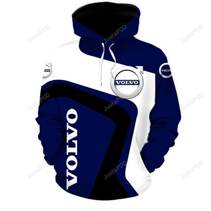 Waliicorners New Volvo 3d All Over Print Hoodie Zip-up Hoodie