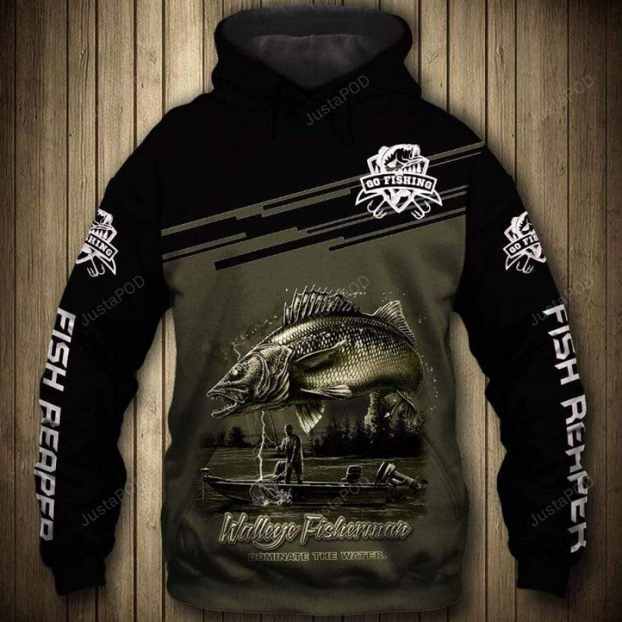 Walleye Fishing 3d All Print Hoodie Zip- Up Hoodie