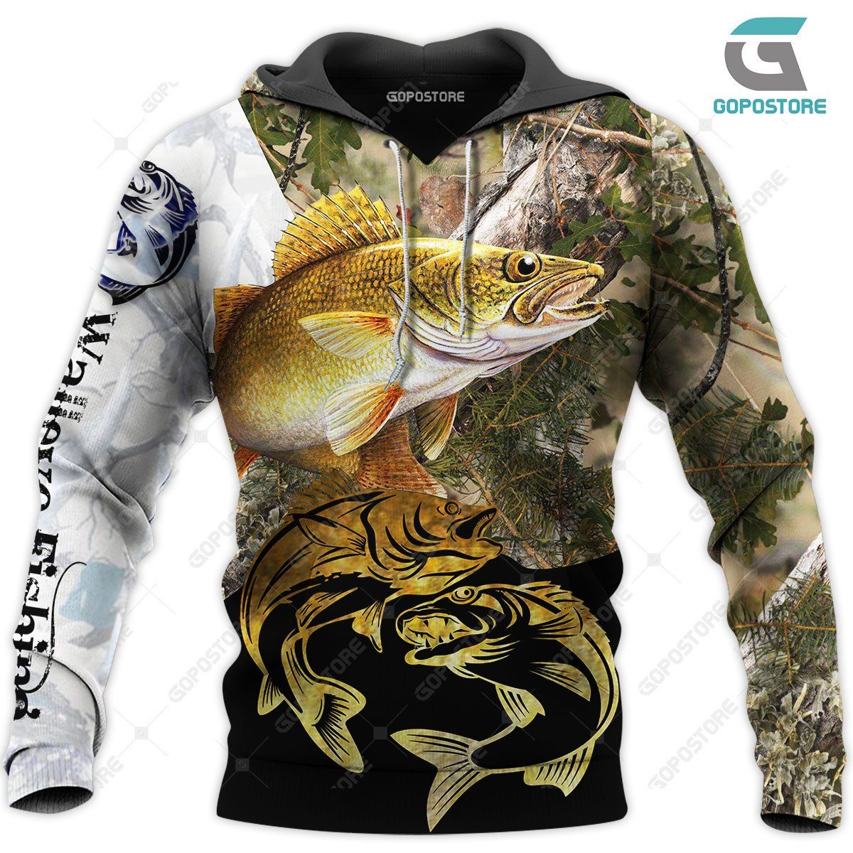 Walleye Fishing 3d Hoodie-trungten-wjc6u