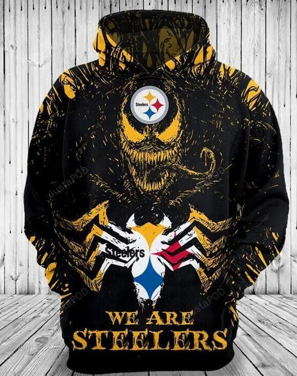 We Are Steelers Venom Pittsburgh Steelers 3d All Over Printed Hoodie Zip- Up Hoodie