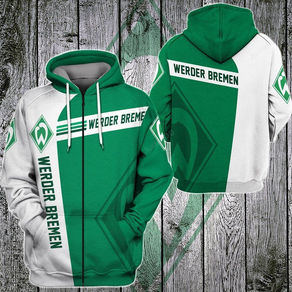 Werder Bremen 3d All Over Print Hoodie Zip-up Hoodie-trungten-93y1n