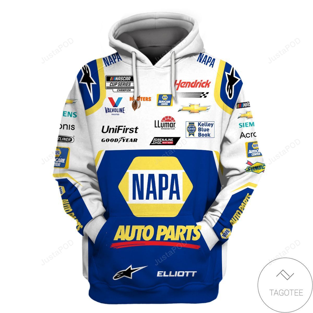 Where To Buy Chase Elliott Nascar 3d All Over Print Hoodie Zip-up Hoodie