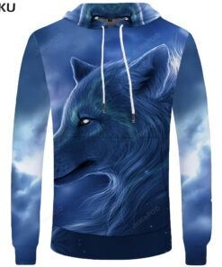 Wolf 3d All Over Print Hoodie Zip-up Hoodie-trungten-1aqqv