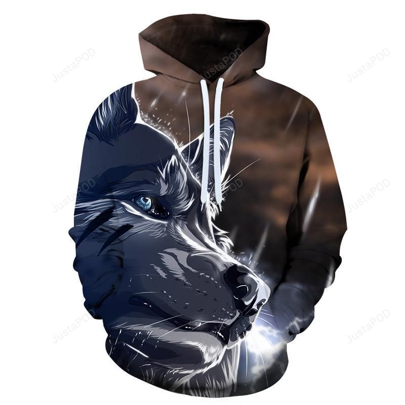 Wolf 3d All Over Print Hoodie Zip-up Hoodie-trungten-fik4s