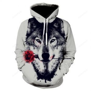 Wolf 3d All Over Print Hoodie Zip-up Hoodie-trungten-j78a9