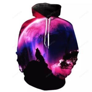 Wolf 3d All Over Print Hoodie Zip-up Hoodie-trungten-oumbp