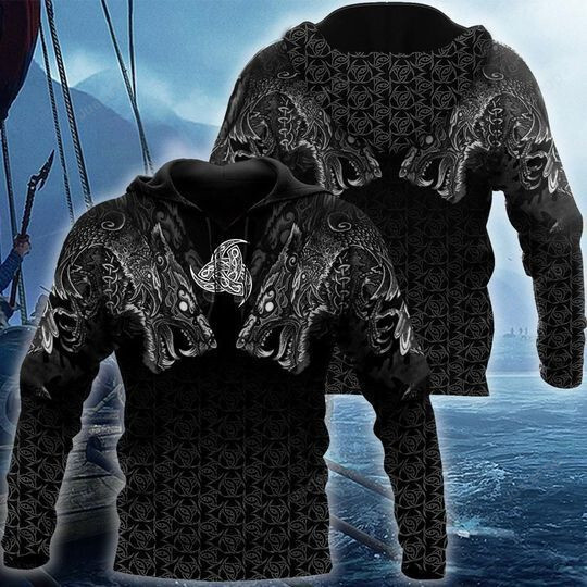 Wolf 3d All Over Printed Hoodie Zip- Up Hoodie