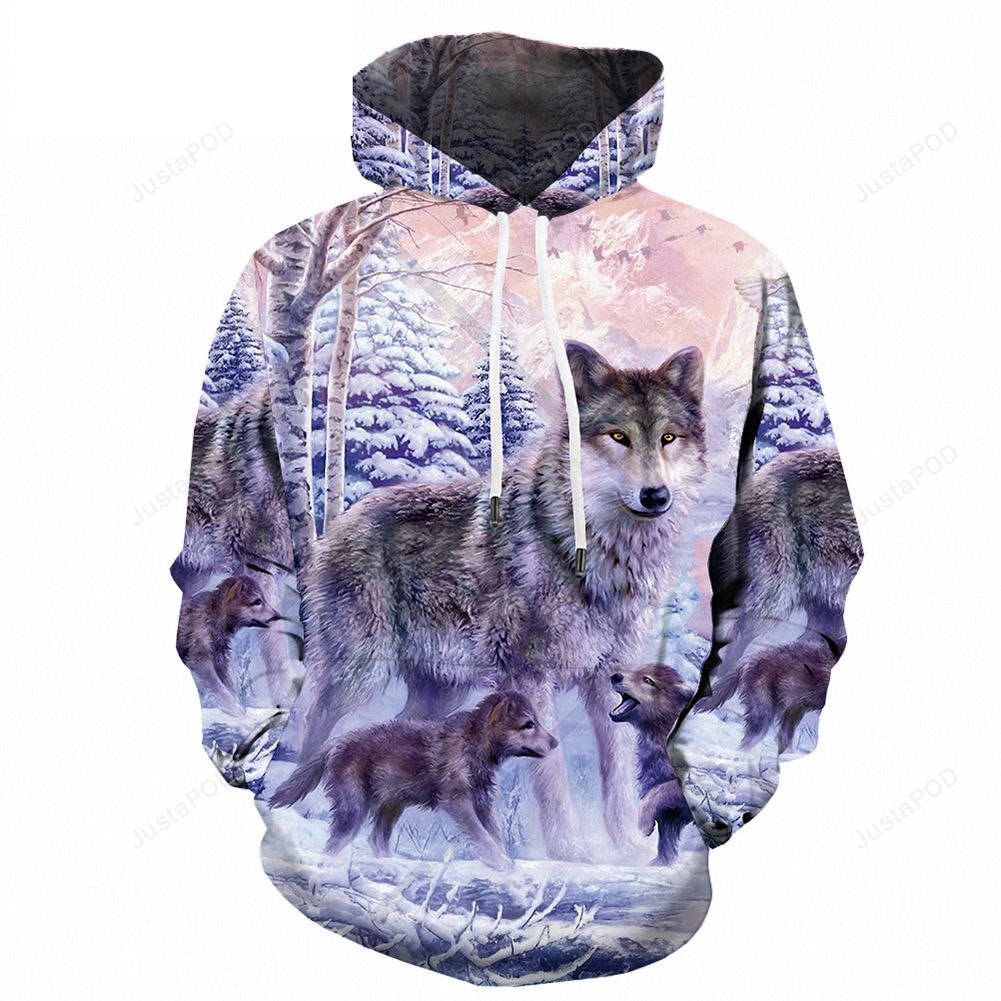 Wolf Mom 3d Hoodie