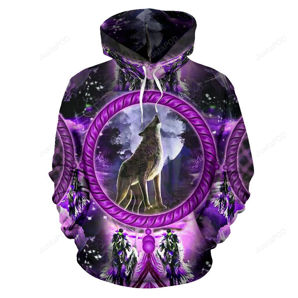 Wolf Native 3d All Over Print Hoodie Zip-up Hoodie-trungten-o01j5