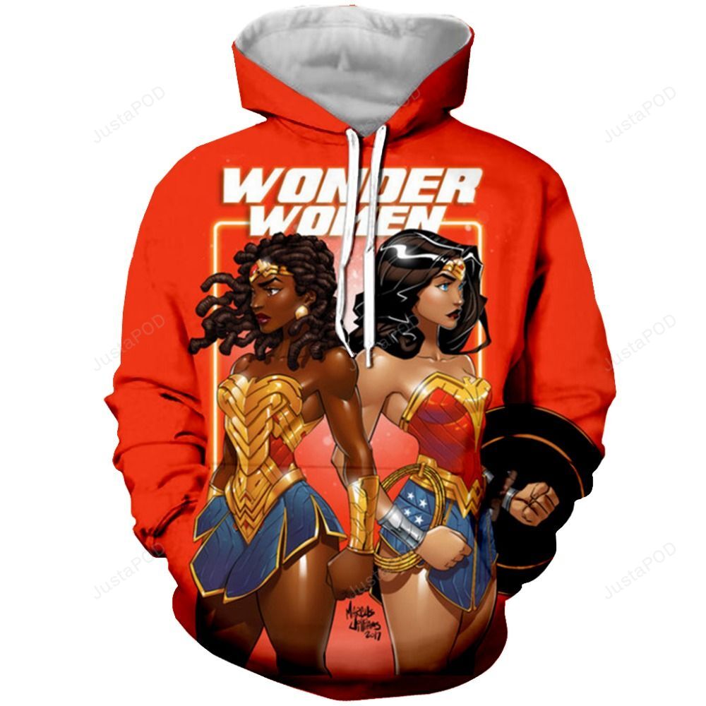 Wonder Woman Nubia 3d All Print Hoodie Zip- Up Hoodie