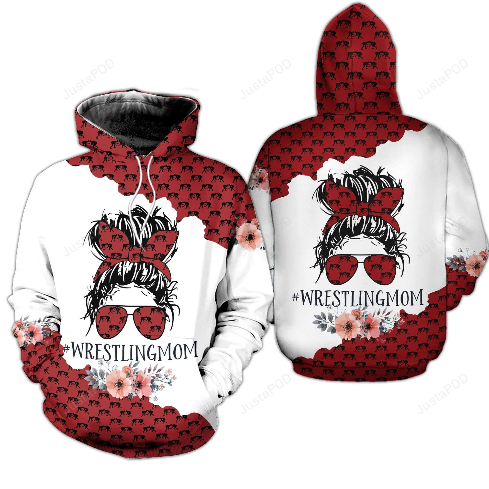 Wrestling Mom 3d All Print Hoodie Zip- Up Hoodie