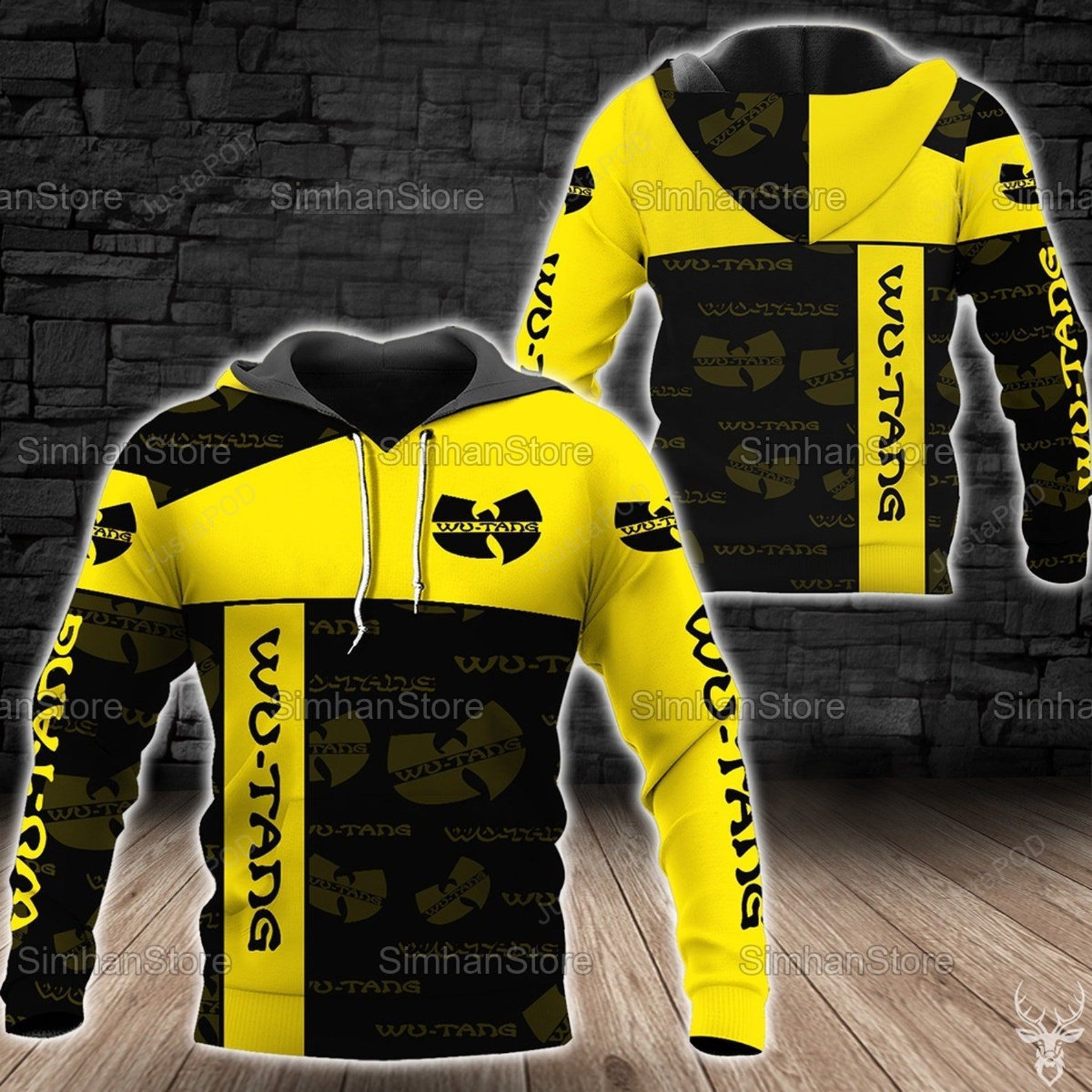 Wu Tang Band 3d All Over Printed Hoodie Zip- Up Hoodie-trungten-fyest