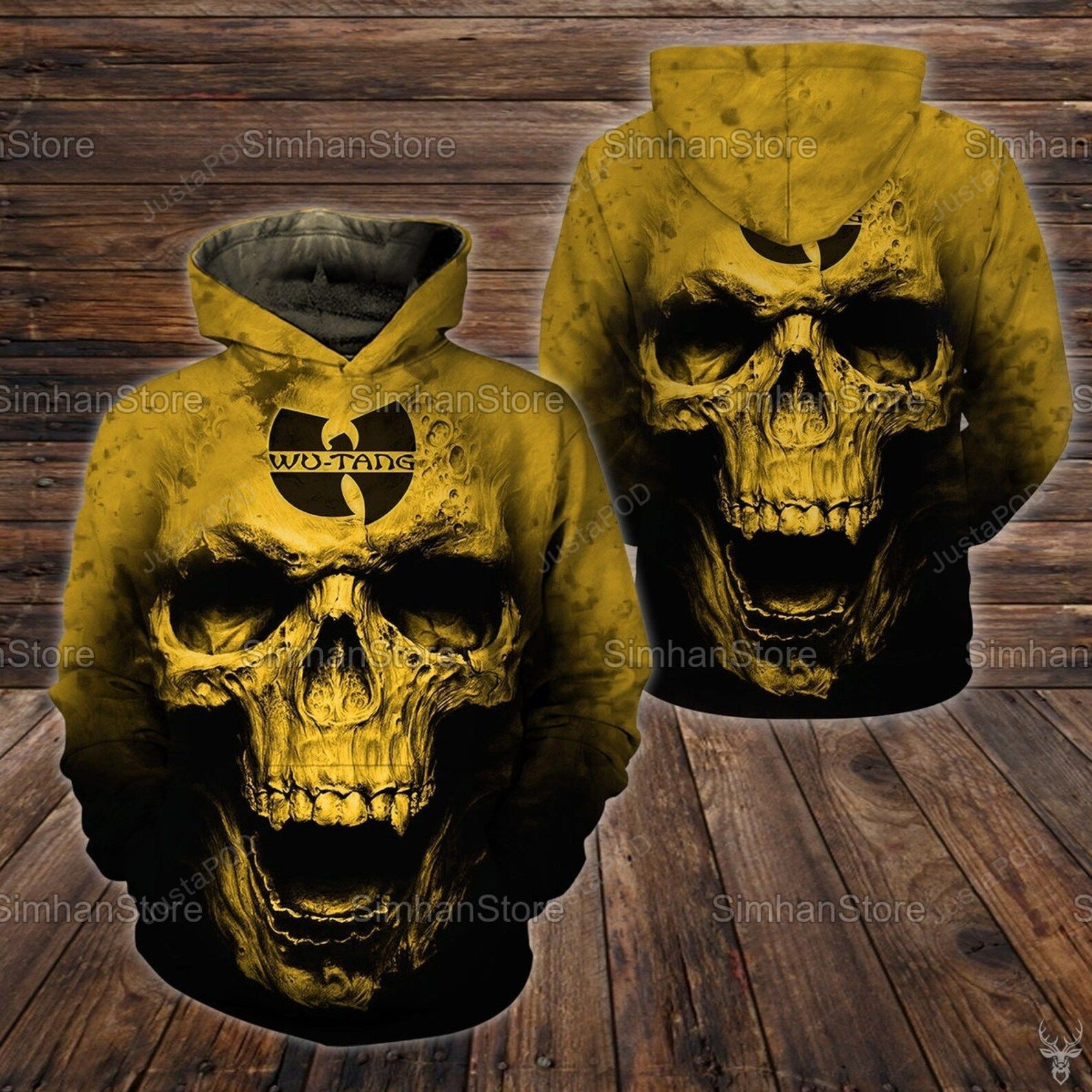 Wu Tang Band 3d All Over Printed Hoodie Zip- Up Hoodie-trungten-qu3g5