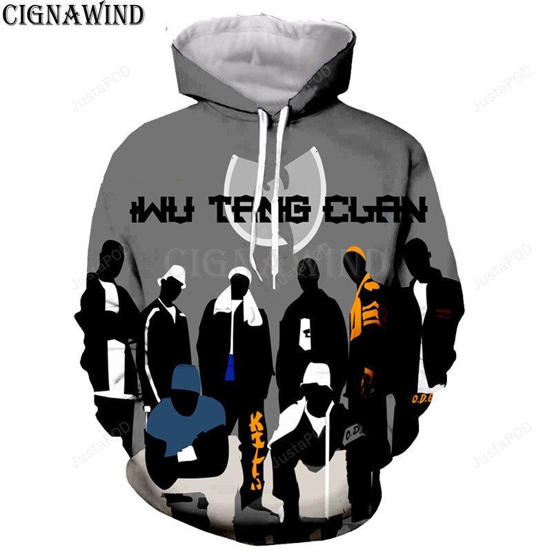 Wu Tang Clan 3d All Over Print Hoodie Zip-up Hoodie