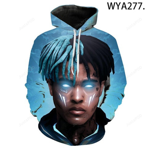 Xxxtentacion Music Rap Personality 3d All Over Print Hoodie Zip-up Hoodie