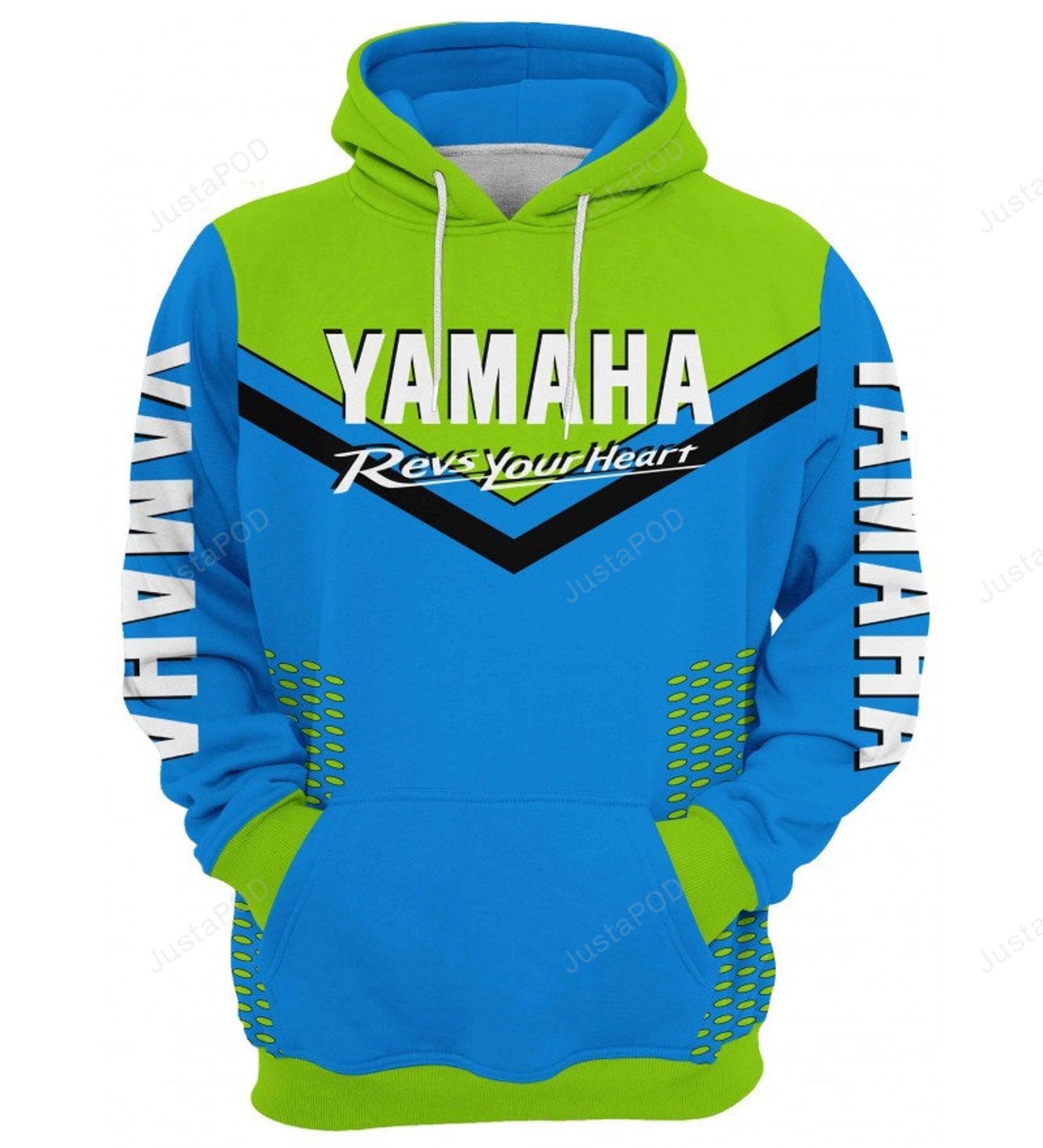 Yamaha Racing 3d All Over Print Hoodie Zip-up Hoodie-trungten-taq0l